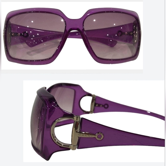 Gucci Accessories - Purple GUCCI Horsebit Sunglasses, rare GG 2562/S  PT2